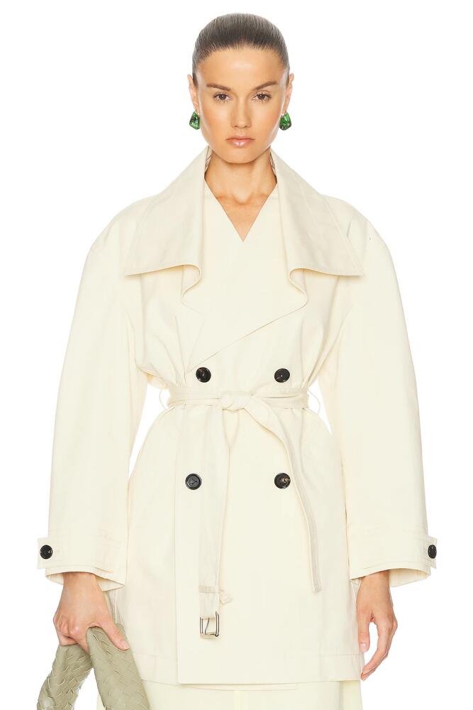 Bottega Veneta Trench Coat in Beige Cover