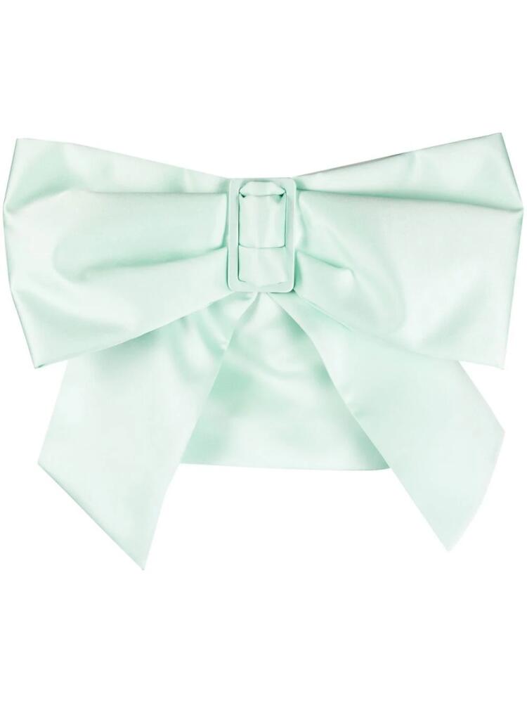 Vivetta oversize bow mini skirt - Green Cover