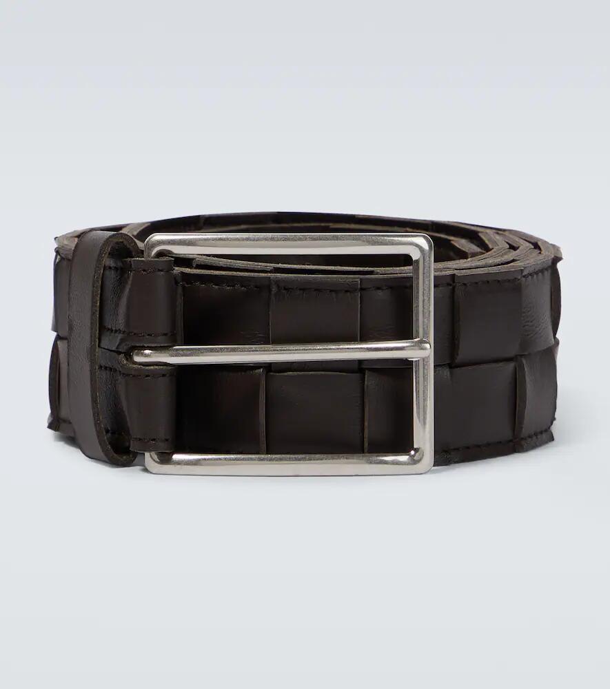 Bottega Veneta Maxi Intreccio leather belt Cover