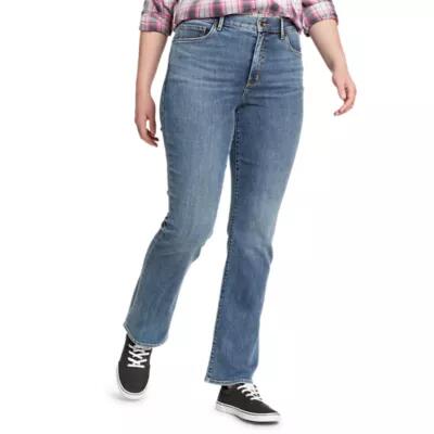 Eddie Bauer Women's Voyager High-Rise Boot-Cut Jeans - Curvy Cover