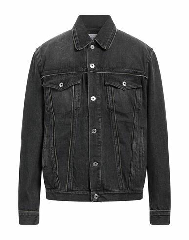 Off-white Man Denim outerwear Black Cotton Cover