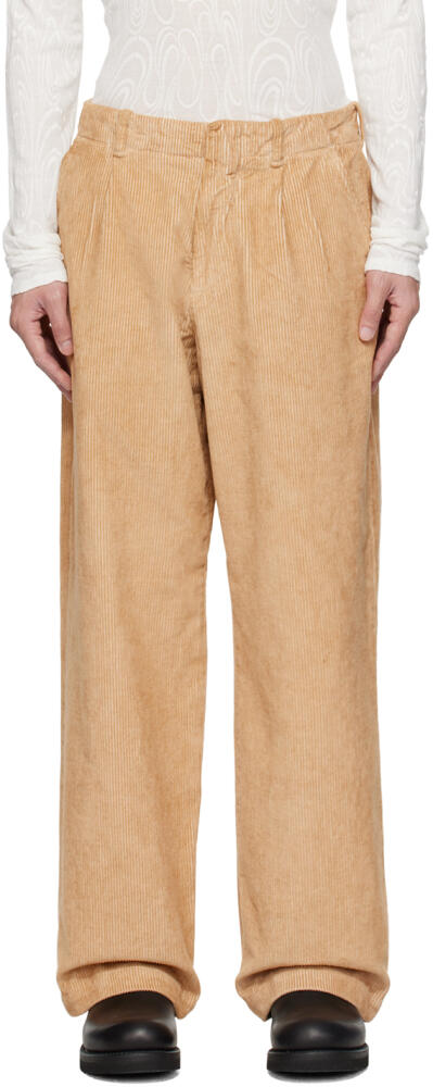 OUR LEGACY Beige Borrowed Trousers Cover