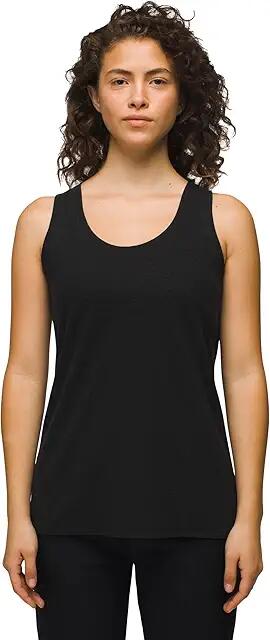 Prana Cozy Up Tank (Black) Women's Clothing Cover