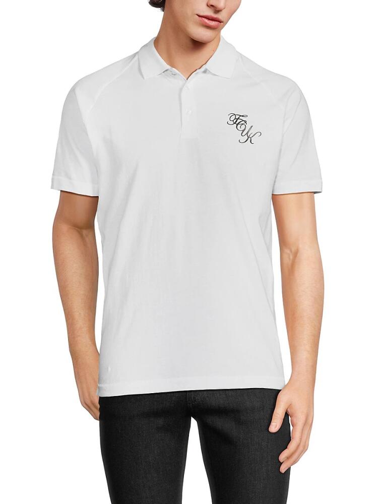 French Connection Men's Logo Polo - White Cover