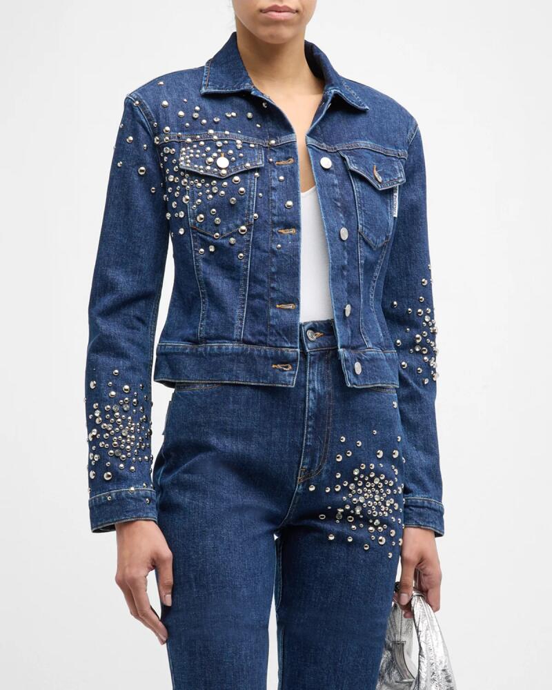 Des Phemmes Embellished Classic Denim Jacket Cover