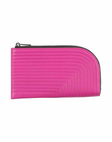 Rick Owens Man Coin purse Fuchsia Cow leather Cover