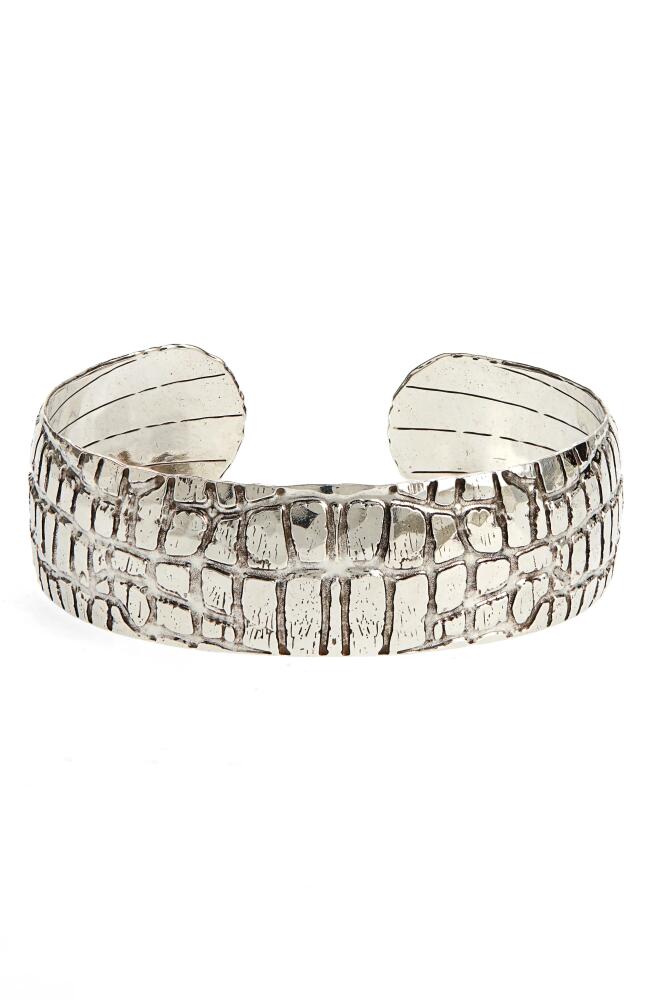 Gas Bijoux Wild Hammered Bracelet in Silver Cover