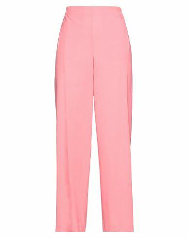 Niū Woman Pants Pink Polyester, Virgin Wool, Elastane Cover