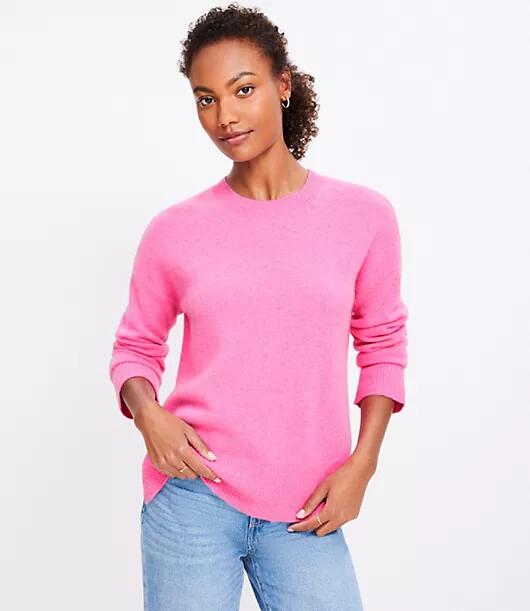 Loft Petite Relaxed Cashmere Sweater Cover