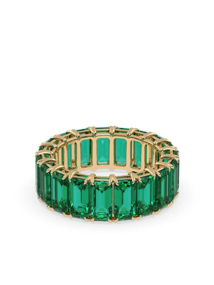 VEYNOU 14kt recycled yellow gold Eden Eternity emerald ring Cover