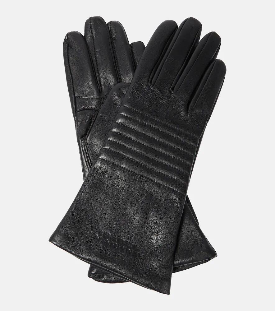 Isabel Marant Breezy leather gloves Cover