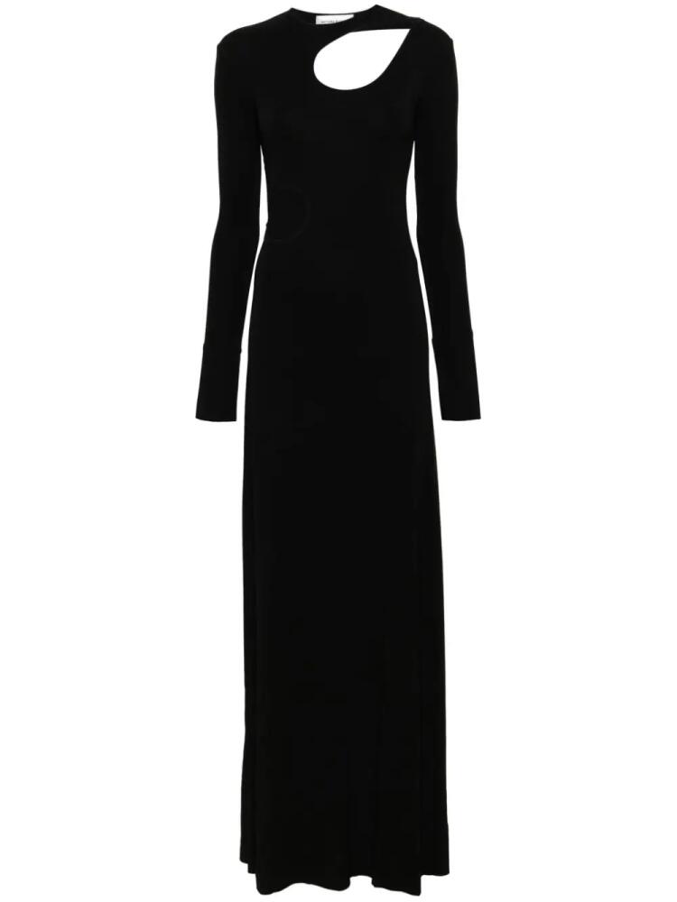 Victoria Beckham cut-out cady maxi dress - Black Cover