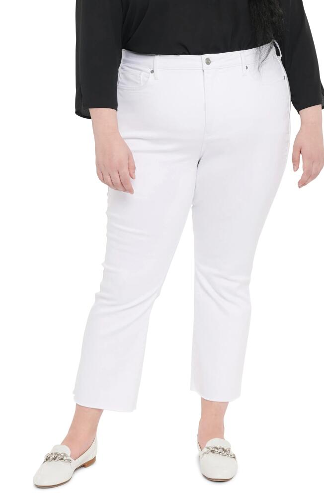 NYDJ Slim Ankle Bootcut Jeans in Optic White Cover