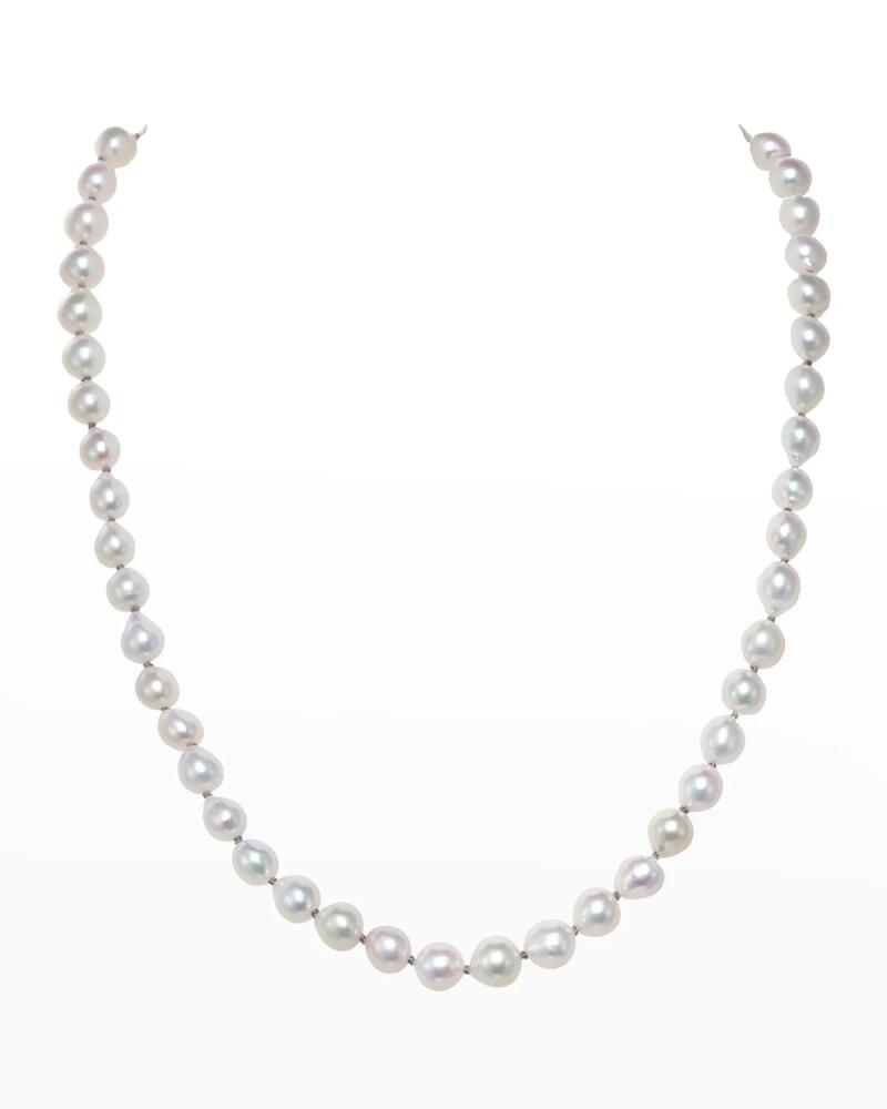 Margo Morrison Petite White Baroque Pearl Necklace, 7-8 mm, 18"L Cover