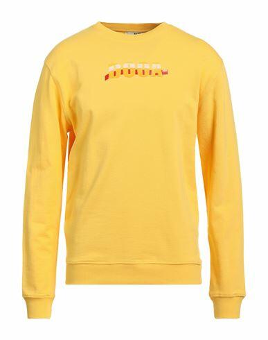 Dooa Man Sweatshirt Yellow Cotton Cover