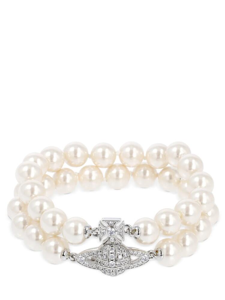 VIVIENNE WESTWOOD Graziella Imitation Pearl Bracelet Cover