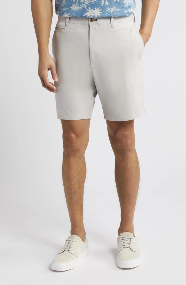 johnnie-O Jupiter Cotton Blend Chino Shorts in Seal Cover