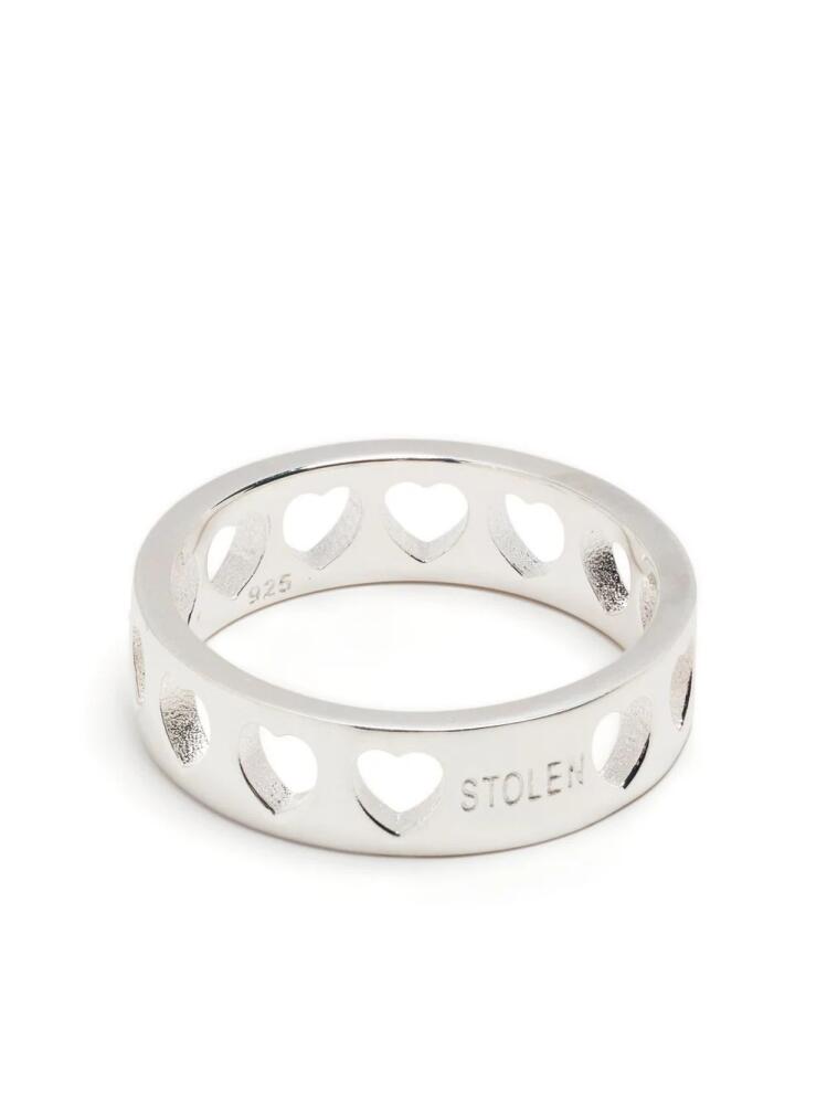 Stolen Girlfriends Club Heartless Band sterling-silver ring Cover