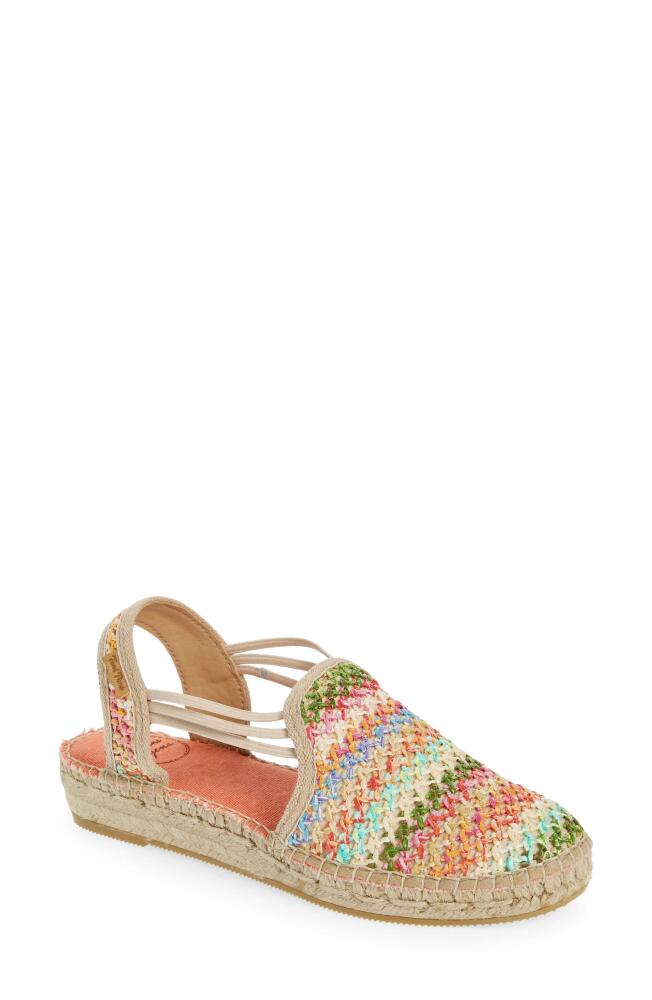 Toni Pons Noa Wedge Espadrille in Natural Multi Cover