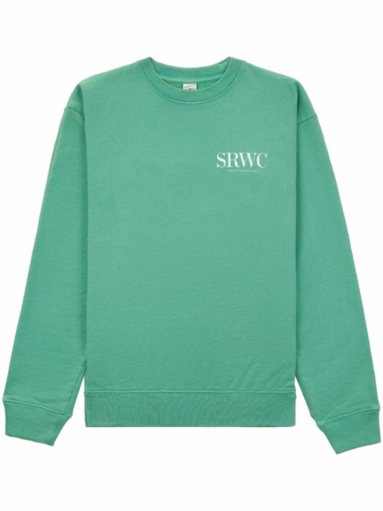 Sporty & Rich Upper East Side cotton sweatshirt - Green Cover