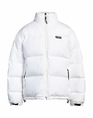 Vetements Man Puffer White Polyester Cover