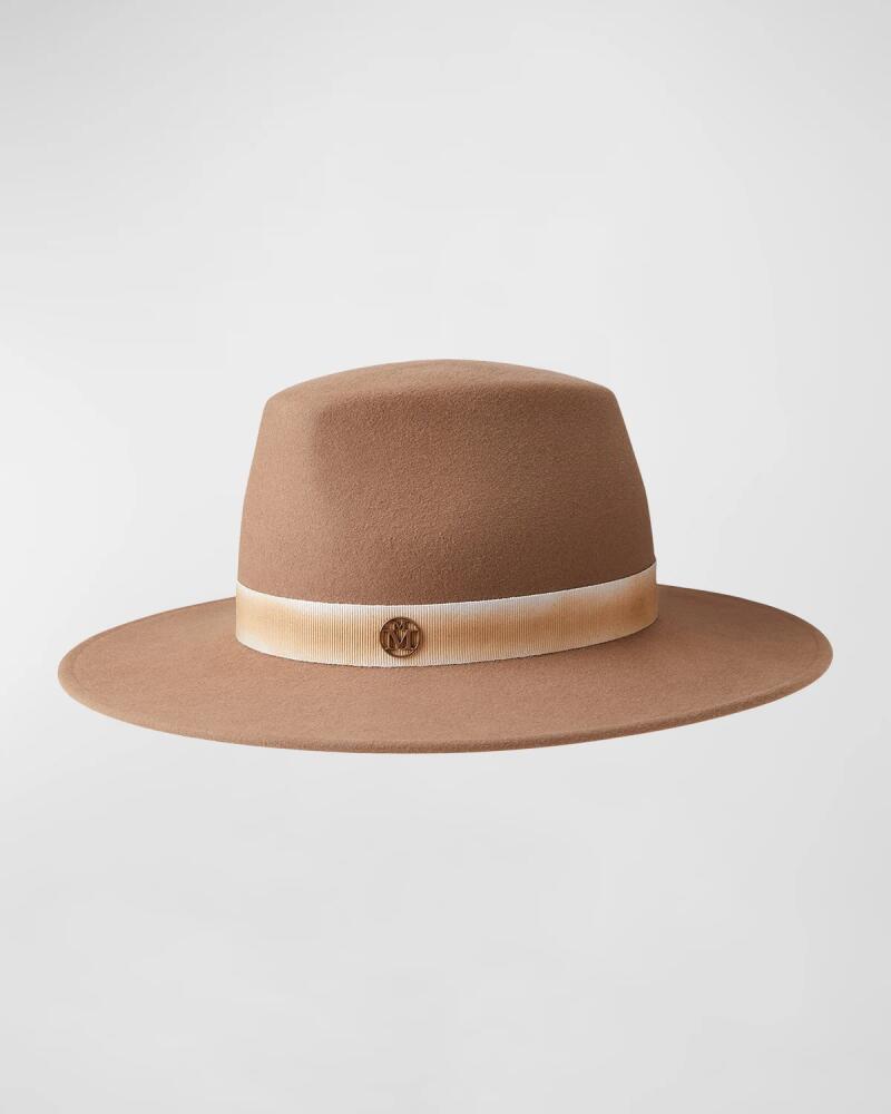 Maison Michel Kyra Iconic Wool Felt Fedora Cover