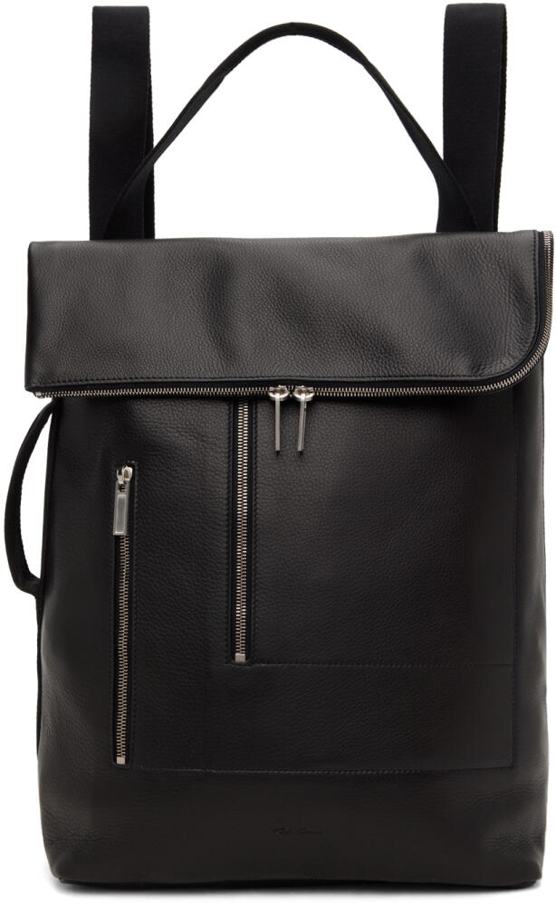 Rick Owens Black Cargo Backpack Cover