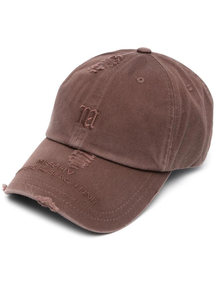 MISBHV logo-embroidered baseball cap - Brown Cover