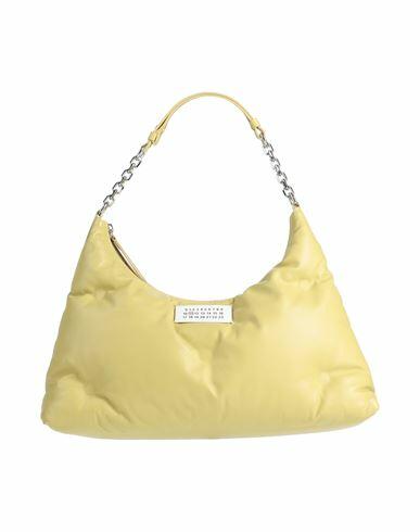 Maison Margiela Woman Shoulder bag Acid green Ovine leather Cover