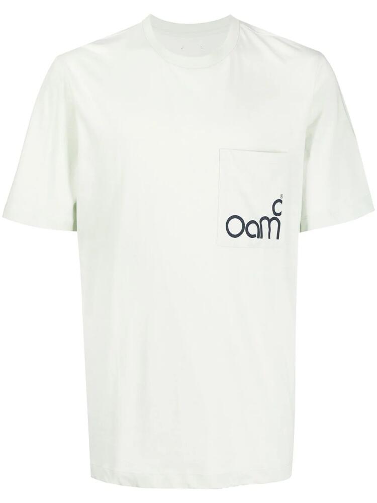 OAMC logo patch-pocket T-shirt - Green Cover