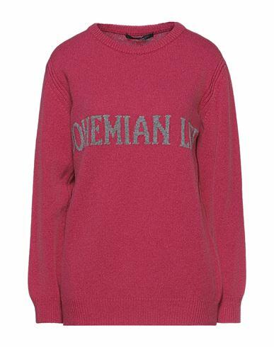 Alberta Ferretti Woman Sweater Garnet Cashmere, Virgin Wool Cover