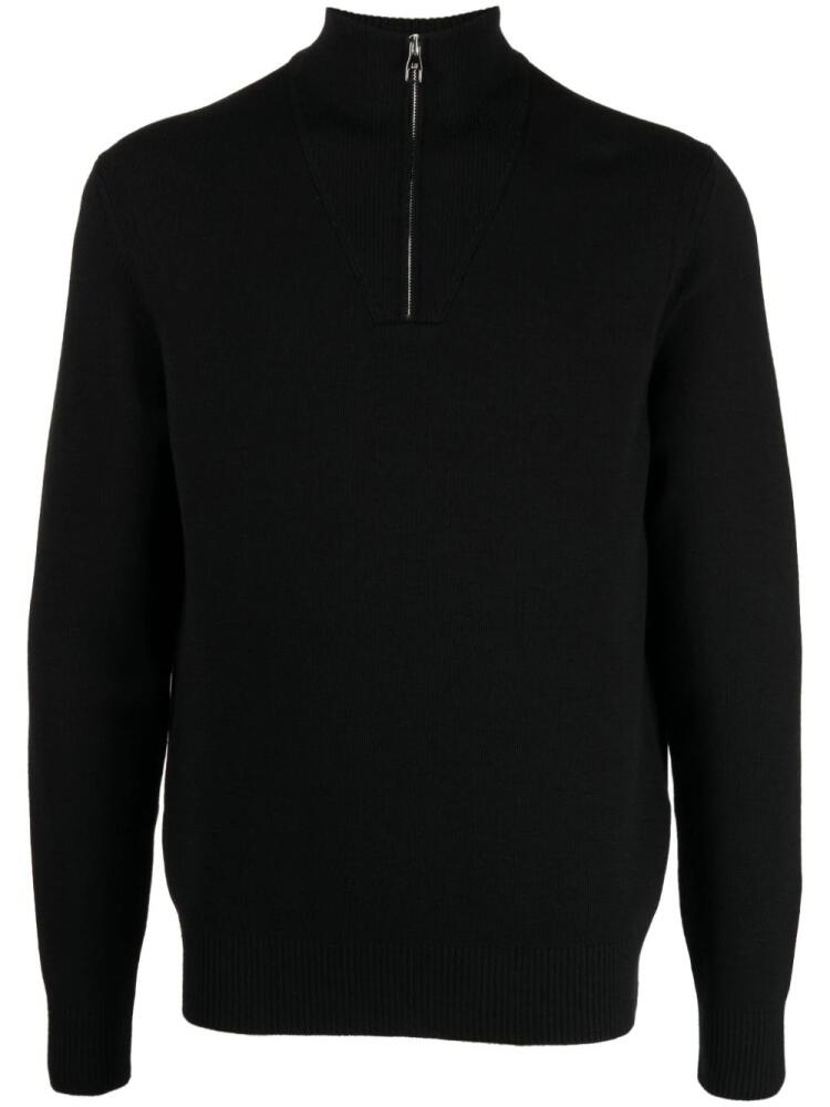 Dunhill half-zip wool jumper - Black Cover