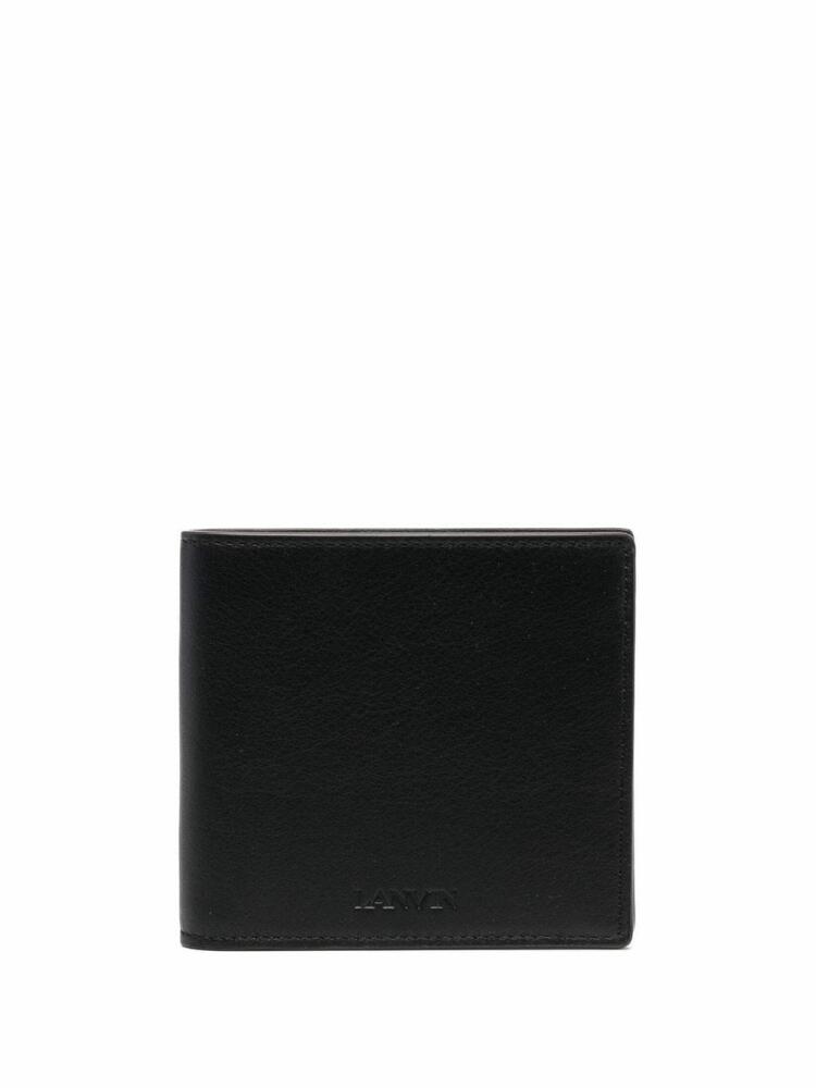 Lanvin debossed-logo folded wallet - Black Cover