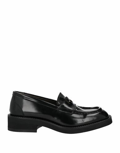 Seboy's Woman Loafers Black Leather Cover