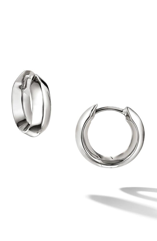 Cast The Defiant Huggie Hoop Earrings in Silver Cover