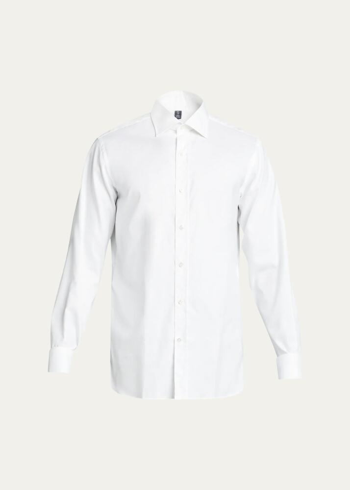 Bergdorf Goodman Men's Textured Solid Sport Shirt Cover