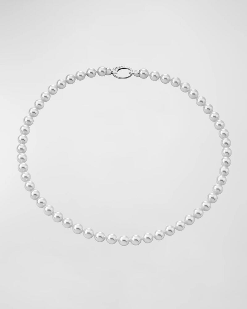 Majorica Lyra Pearl-Strand Necklace, White Cover