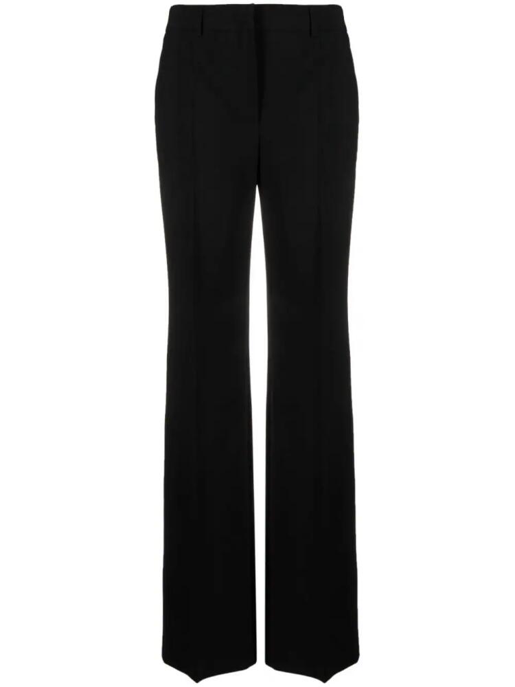 Alberta Ferretti straight virgin wool trousers - Black Cover