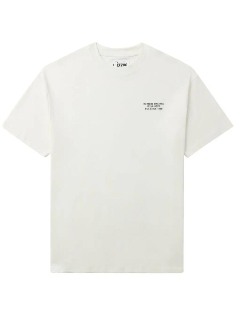 izzue graphic-print cotton T-shirt - White Cover