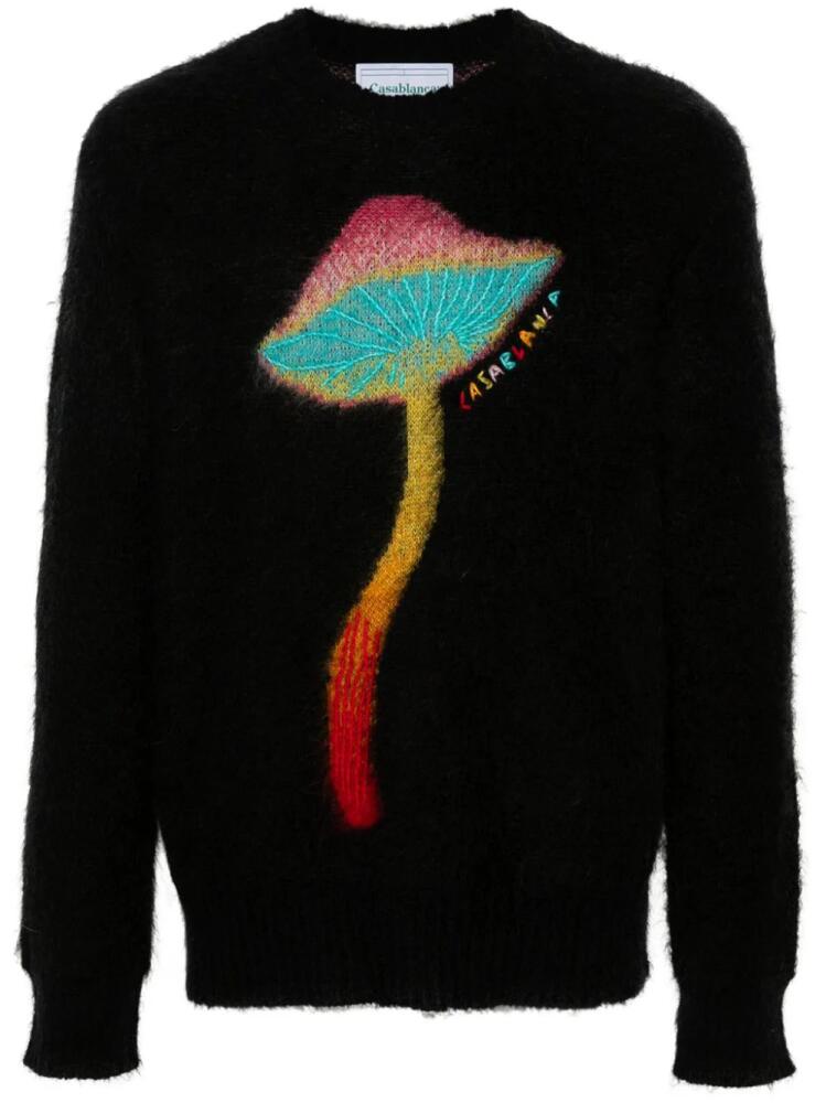 Casablanca Rainbow Mushroom sweater - Black Cover