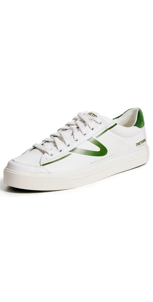 Tretorn Hopper Sneakers White Green Cover