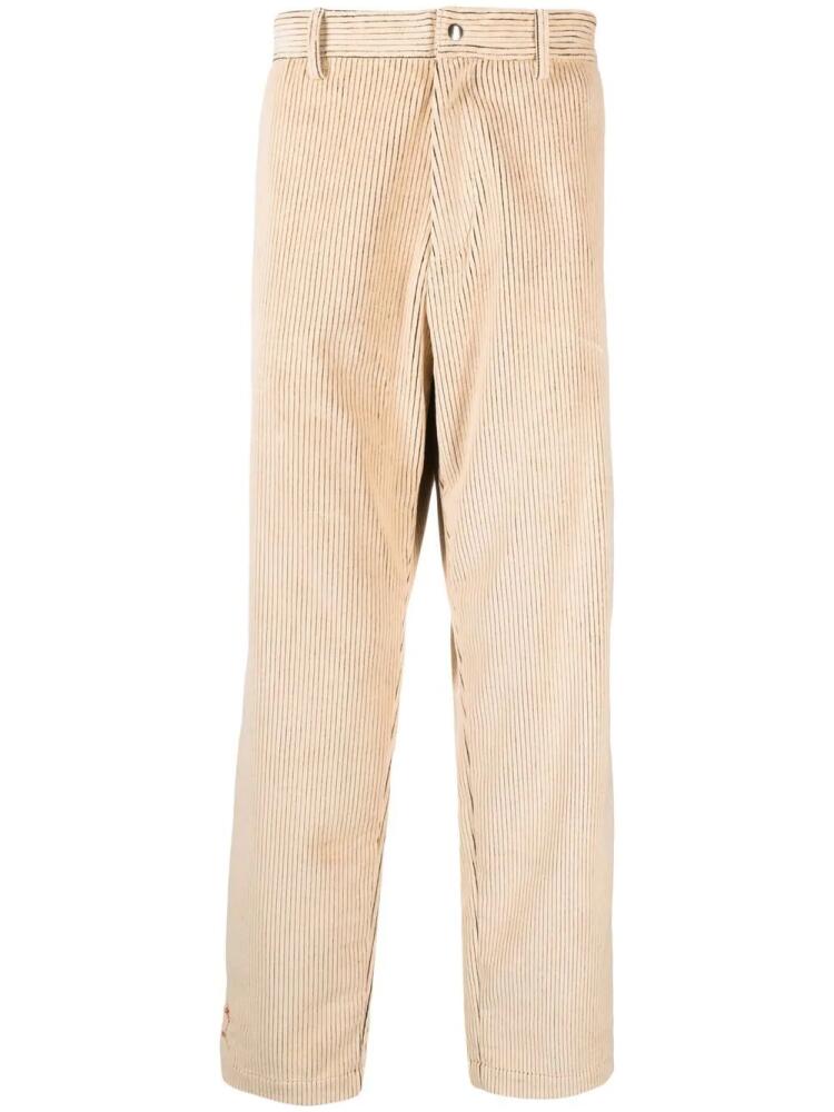 RANRA corduroy straight-legged trousers - Neutrals Cover