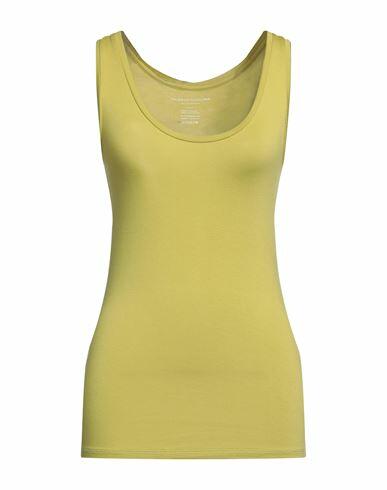 Majestic Filatures Woman Tank top Acid green Viscose, Elastane Cover