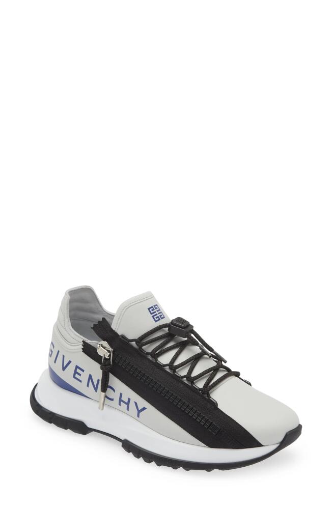 Givenchy Spectre Zip Sneaker in Grey/Blue Cover