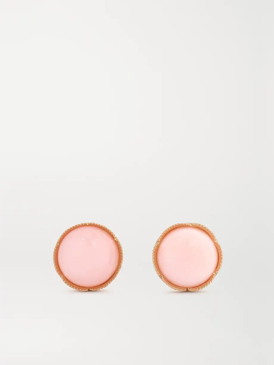 Irene Neuwirth - 18-karat Rose Gold Opal Earrings - One size Cover