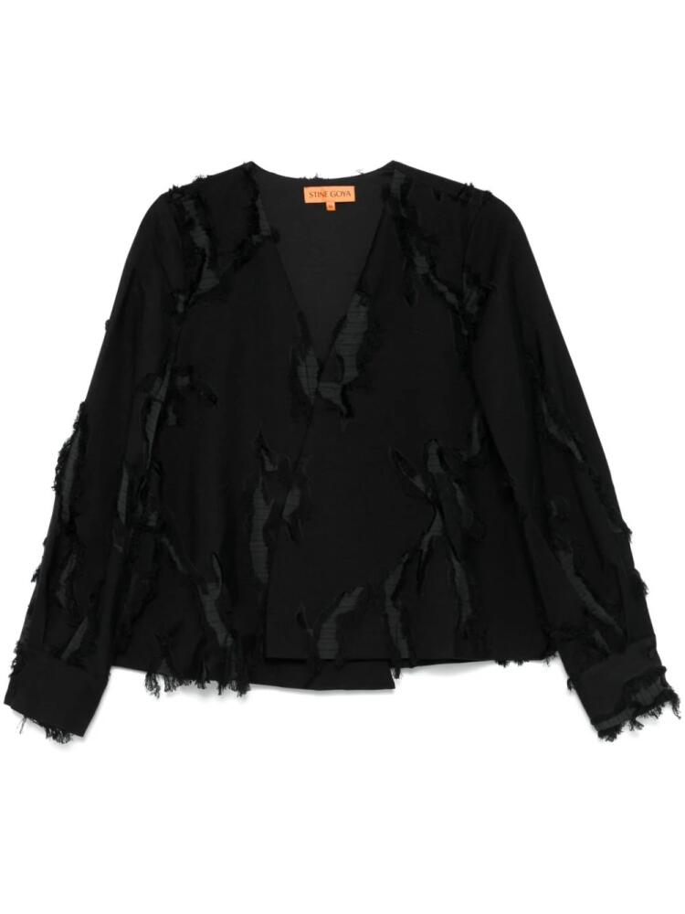 Stine Goya ripped-detail blouse - Black Cover