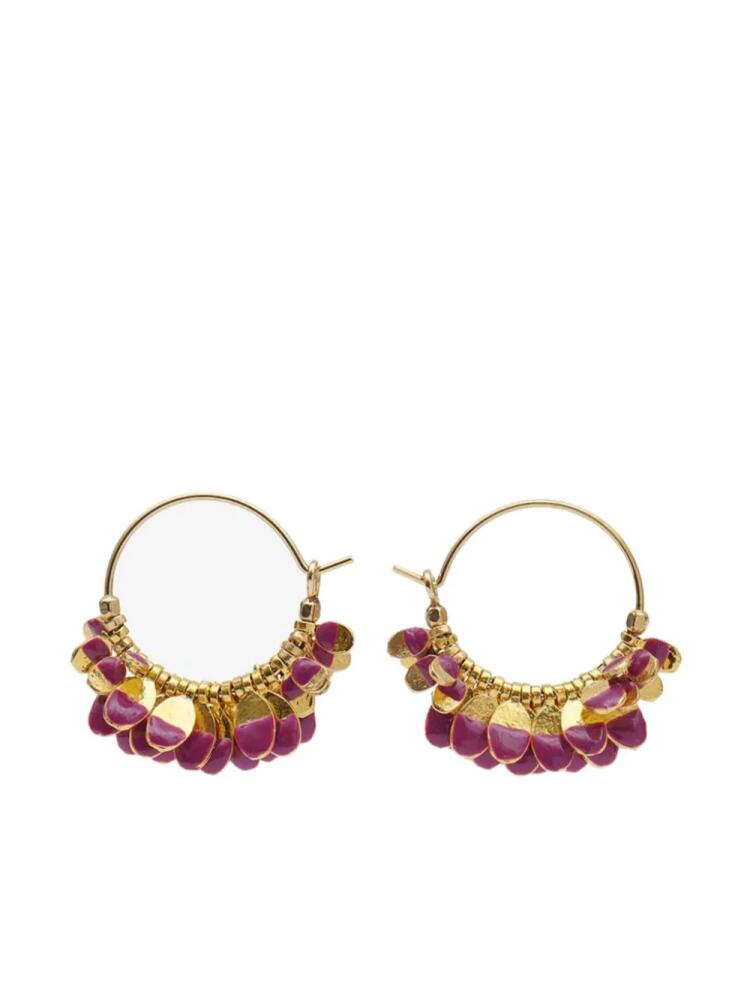 ISABEL MARANT Casablanca hoop earrings - Gold Cover