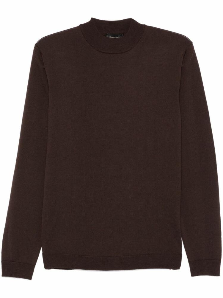 Roberto Collina mock-neck sweater - Brown Cover