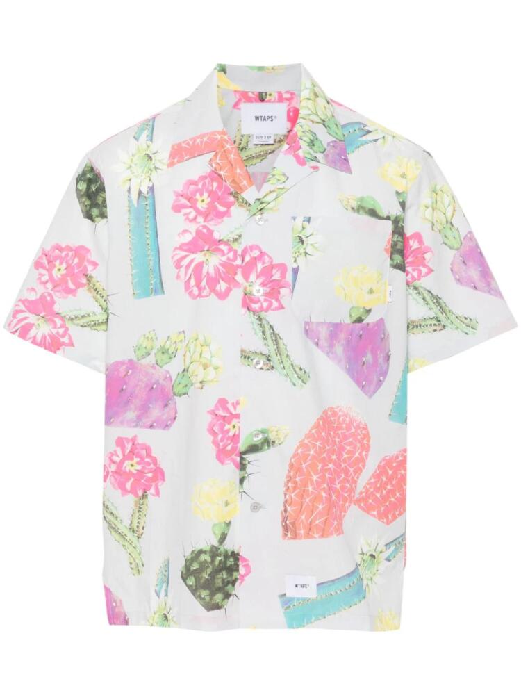 WTAPS cacti-print shirt - Blue Cover