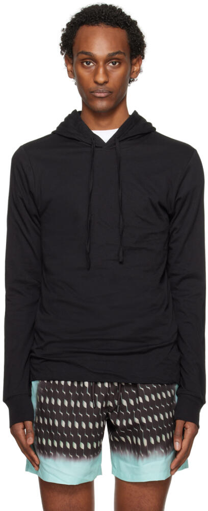 Dries Van Noten Black Drawstring Hoodie Cover